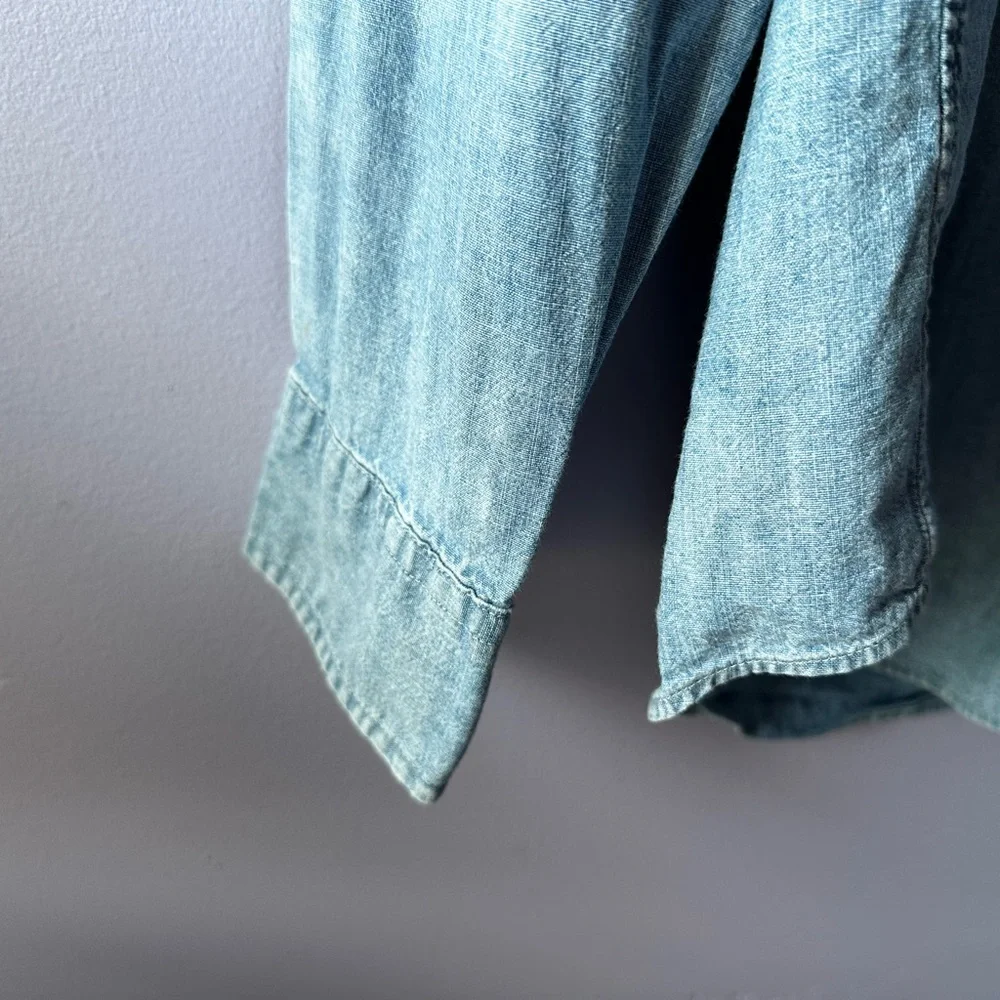 Vineyard Vines Blue Denim Classic Fit Murray Shirt Size M - Picture 10 of 14